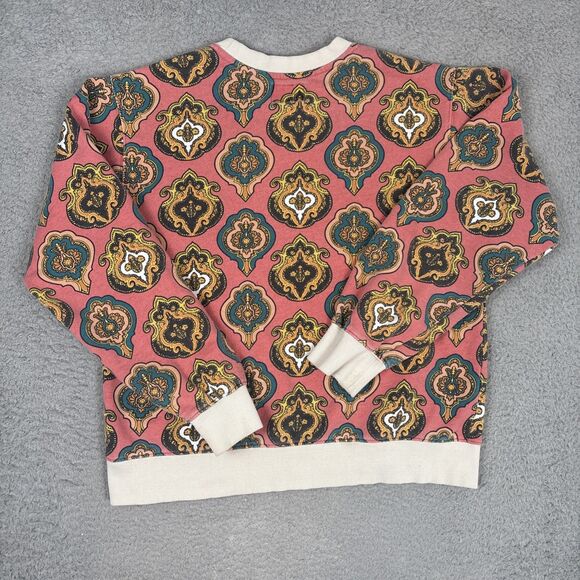 Stussy Wendel Paisley Crew Neck Sweatshirt Size Medium - Picture 2 of 9